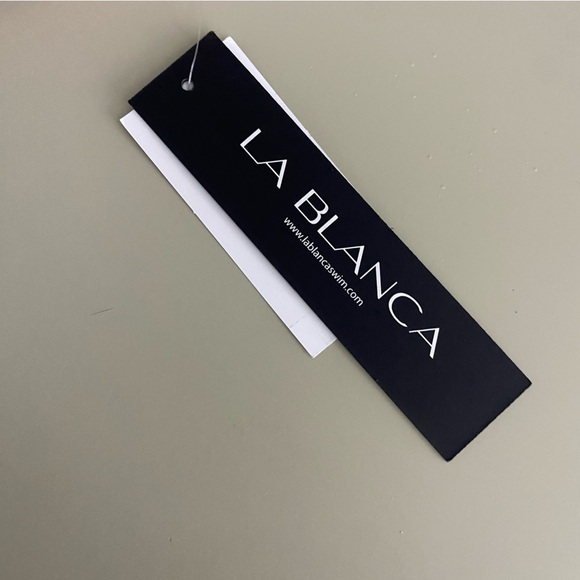 NEW La Blanca Island Goddess Halter Triangle Bikini Top 16 Cherry Red NWT - Picture 5 of 10